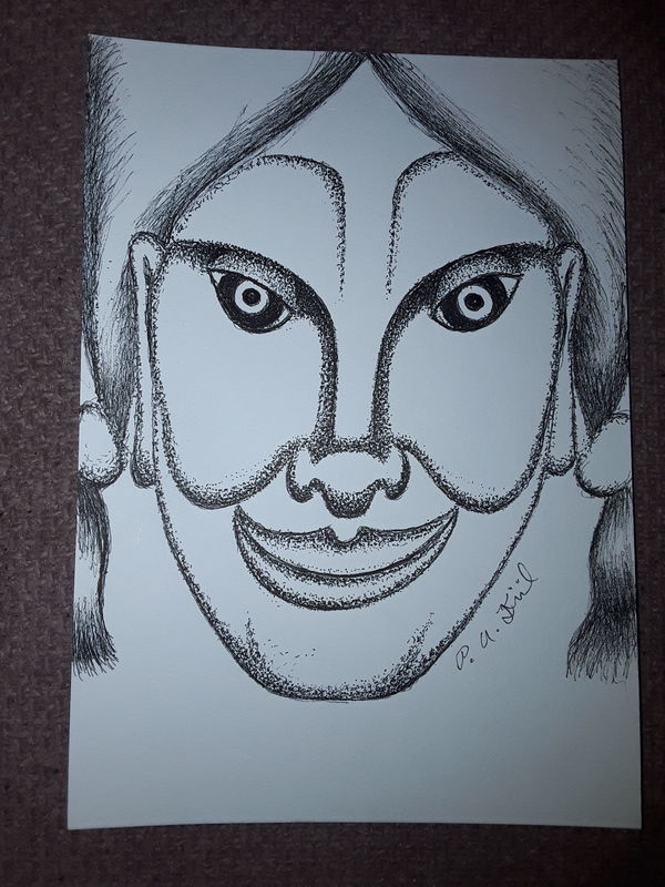 Scary face 