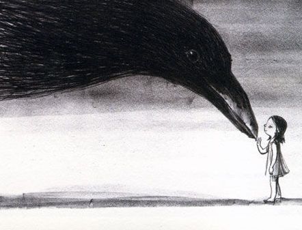 As the crow awaits...