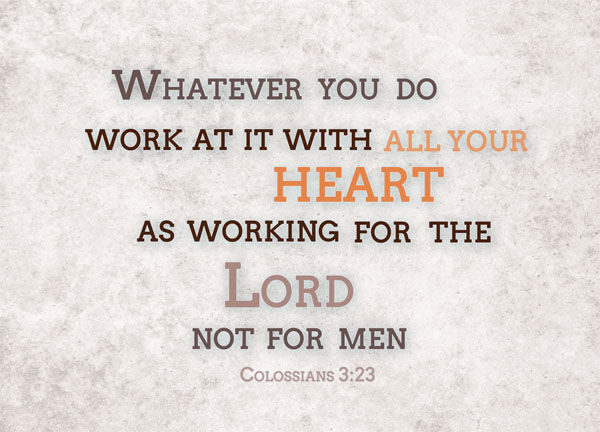 &quot;Work for God&quot;