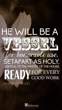 "The Best Vessel We Can Be!"