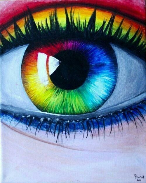 Rainbow eyes