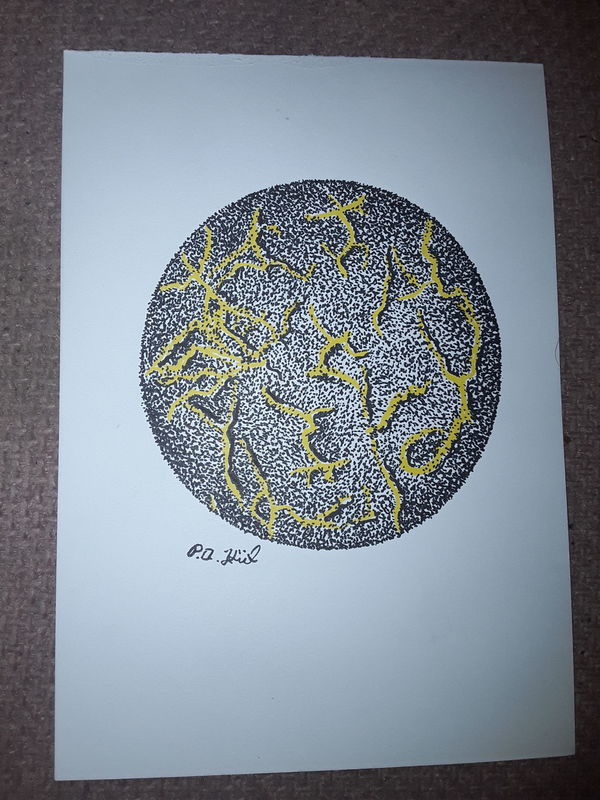 Black old sun