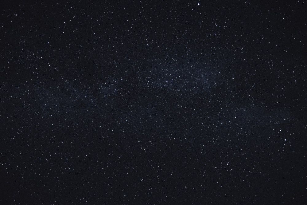 the way the stars split the sky