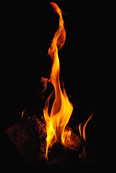 The unlit fire