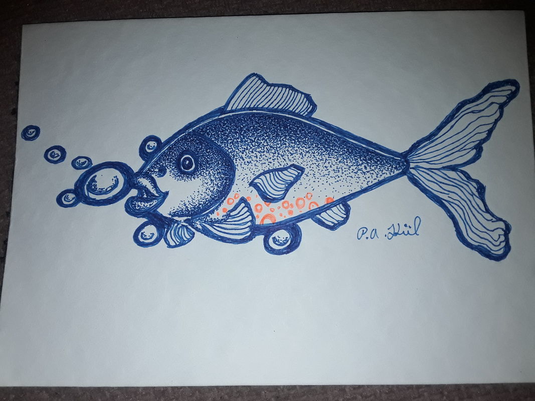 Blue fish