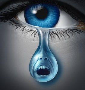 Always a tear in anger