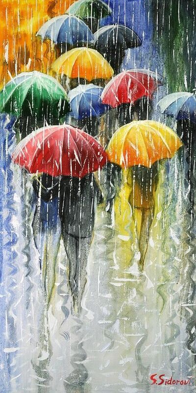 Chaos of a cloudburst