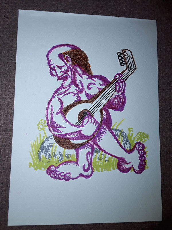 Lute player