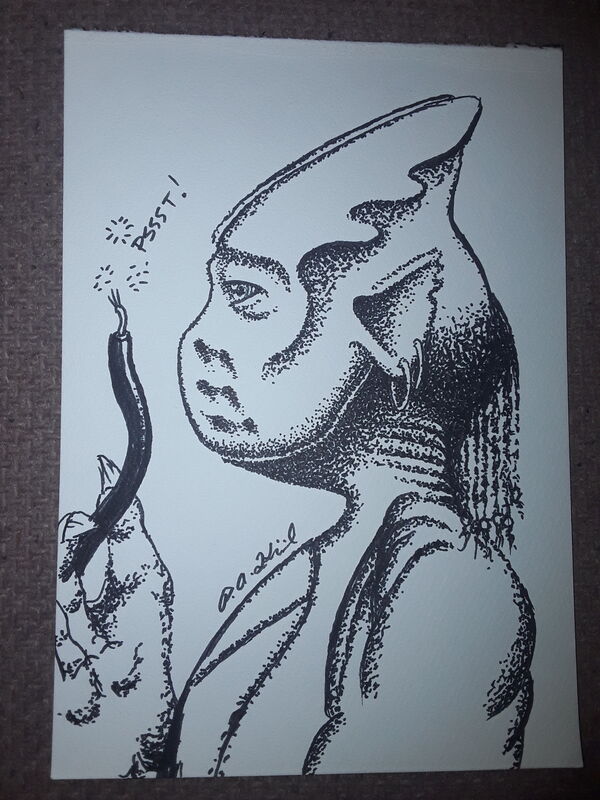 Trippy alien