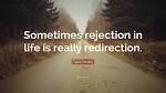 REJECTION IS AN ARROW