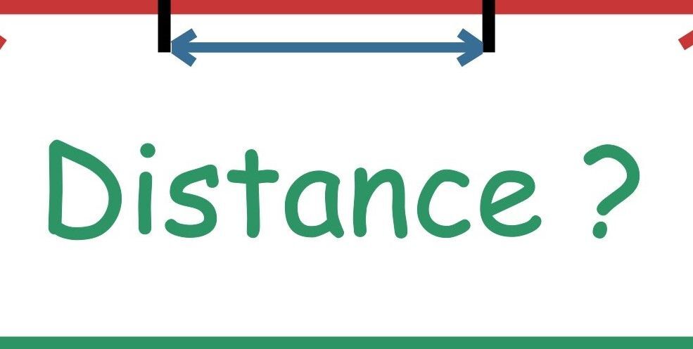 Always the distance ....