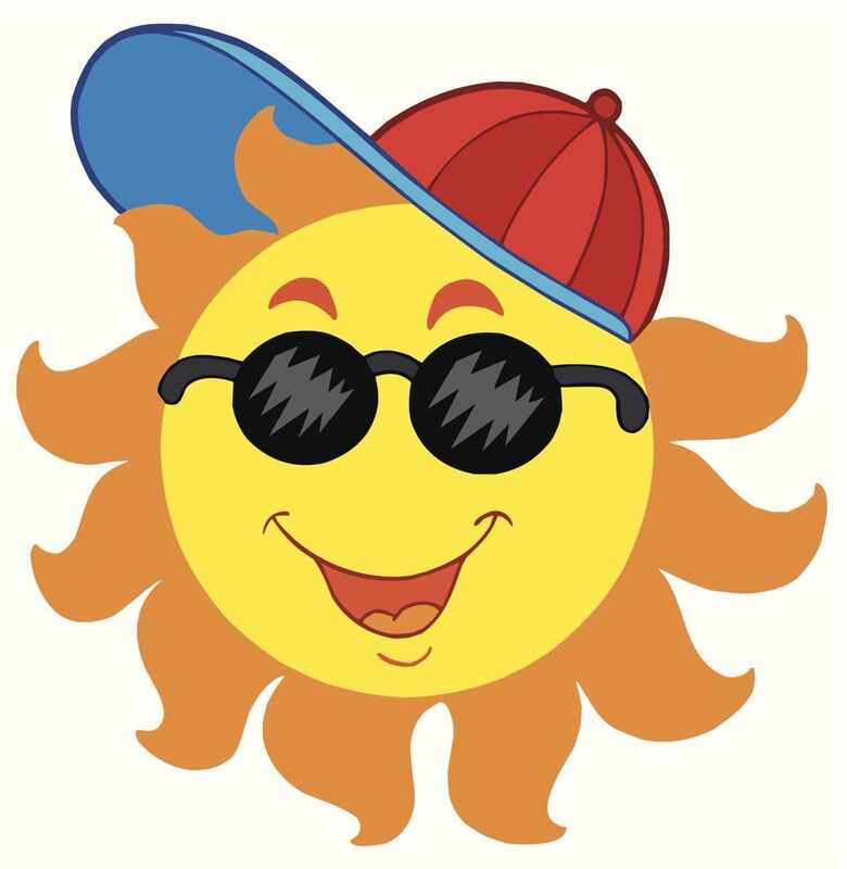 Mr Sun has got his hat on ?
