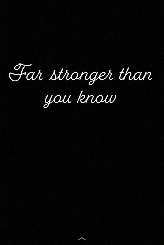 far stronger than you know
