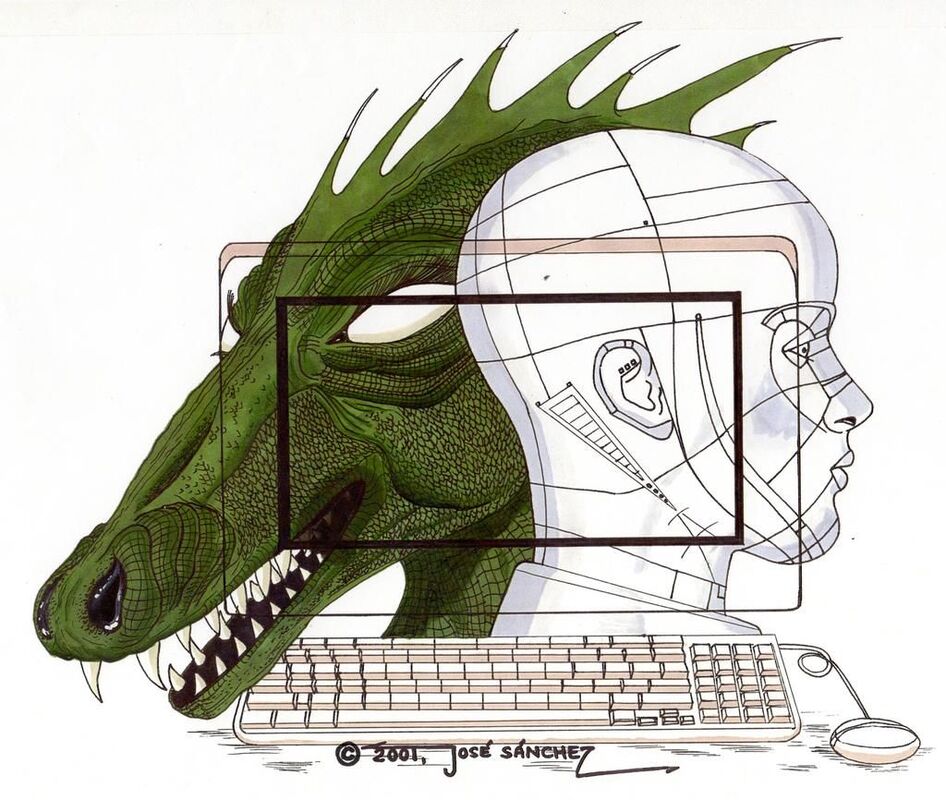 Jose Sanchez' SF & Fantasy Illustration Emblem