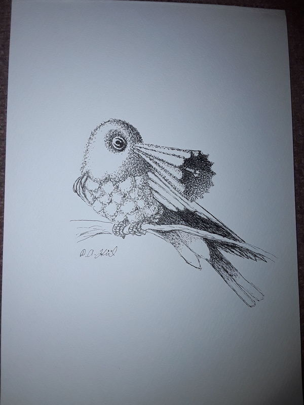 Flower bird 