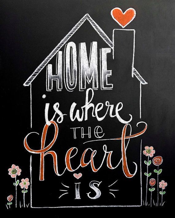 ‘Home is where the heart is’ ❤️