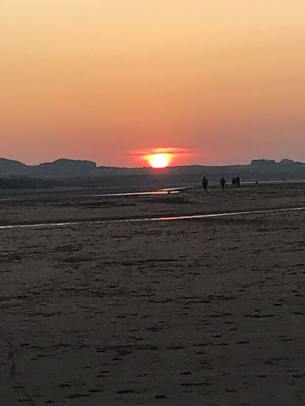 Sinking in the soft sand