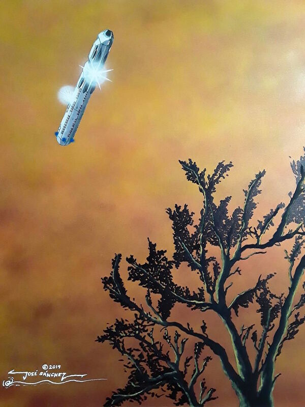 Hovering Silently In Texas Sky