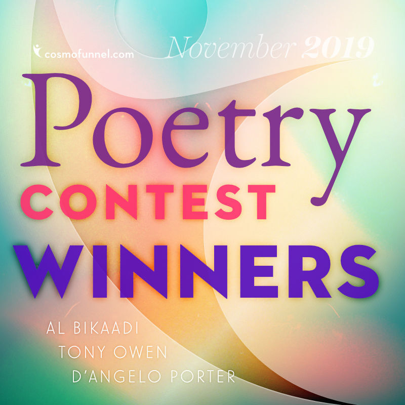 November 2019 Poetry Contest Winners November 2019 Poetry Contest Winners