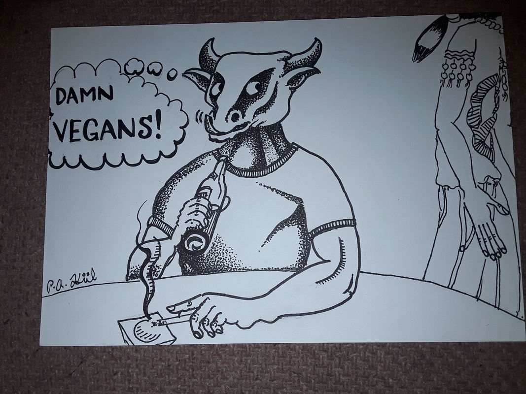 Damn vegans 