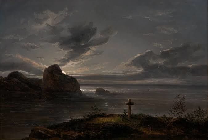 His grave.