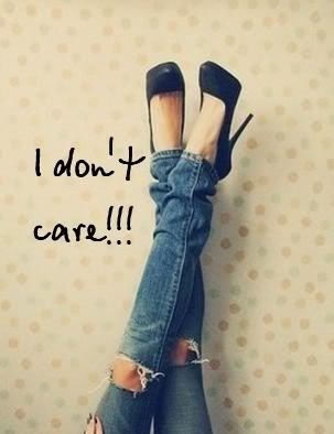 I couldn't care less 