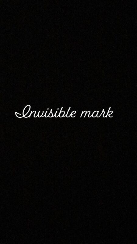 Invisible mark 