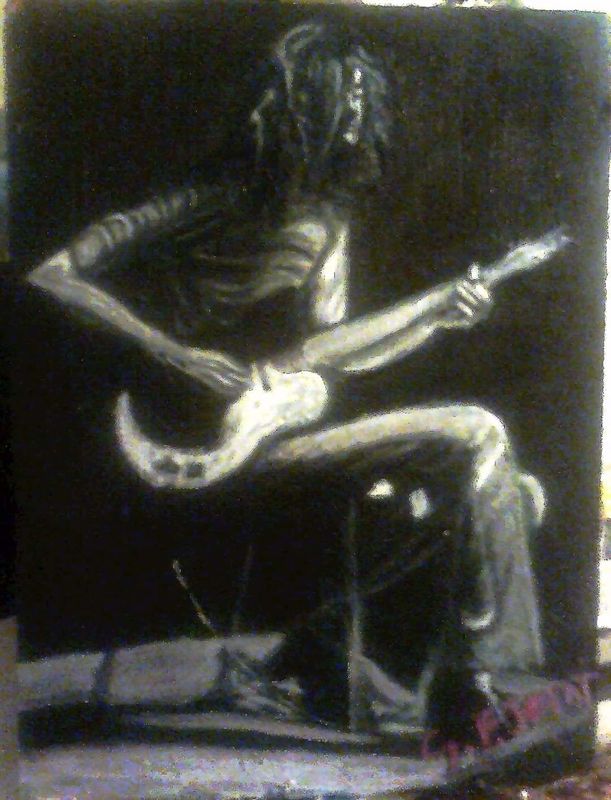 Jimmy page. Very early effort.