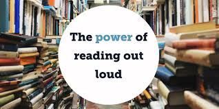 Reading out loud brings exaltation