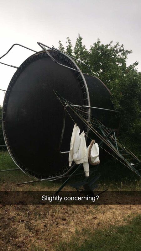 The wind blew a Gale.