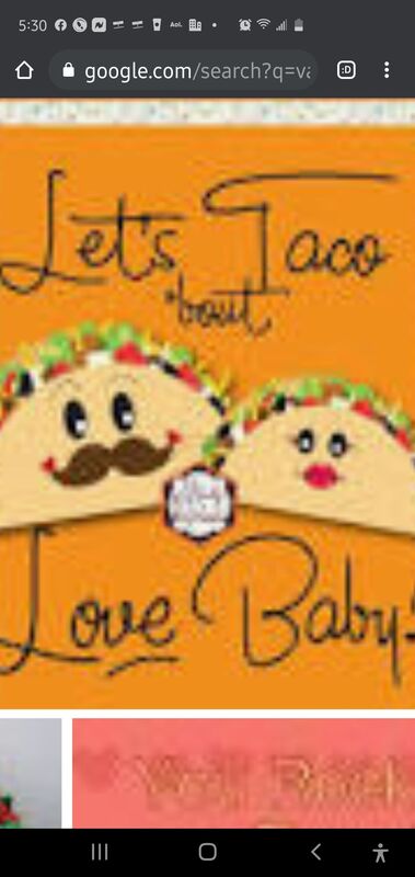 Valentine taco