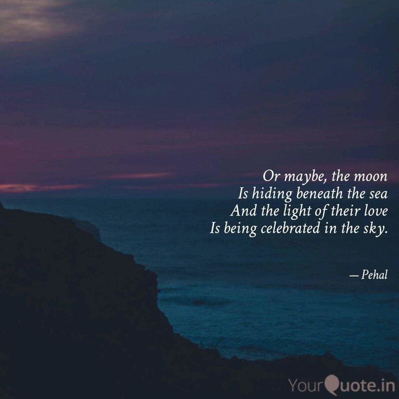 In tombed by love in the depths of the sea