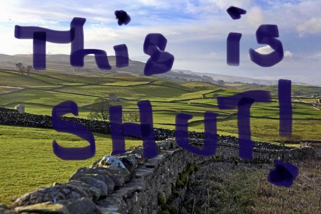 “The countryside is shut!!”