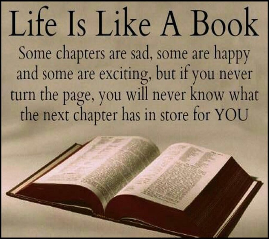 Life is like a book ?