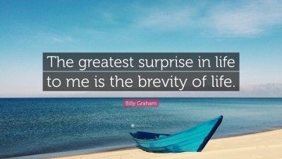 The brevity of life