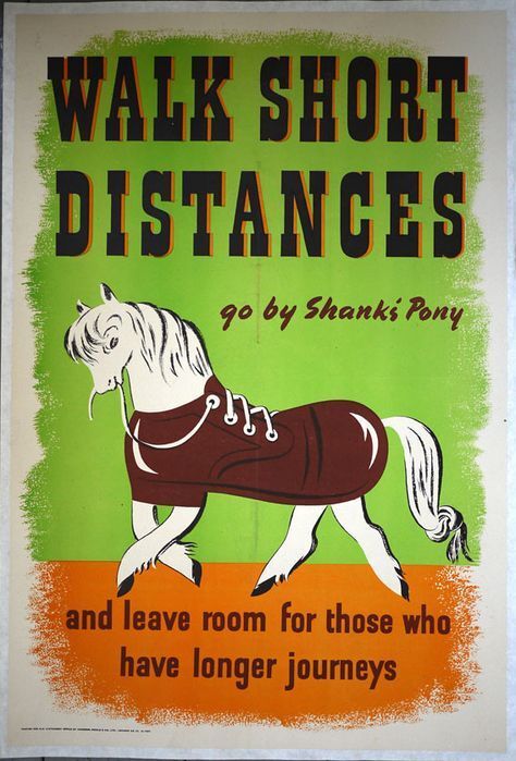 ‘Shank’s pony’