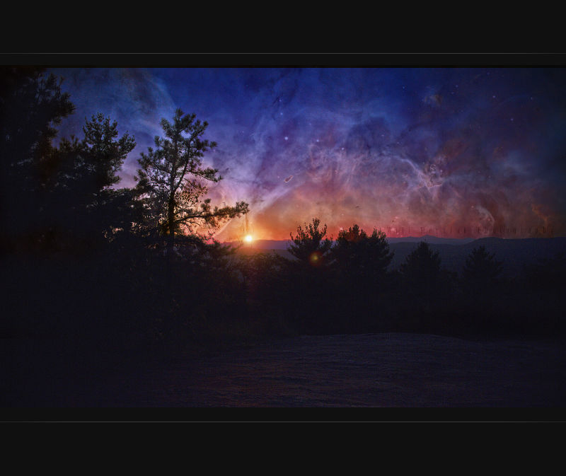 In the silence of the twilight 