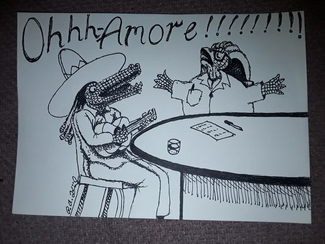 Singing reptiles 
