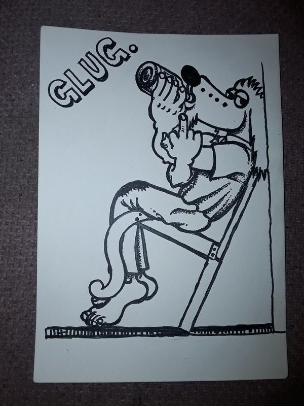 Drinking doggy 