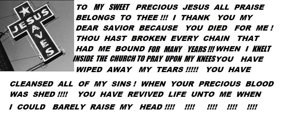 JESUS  THE  1  AND  ONLY  SAVIOR !!!!!!!