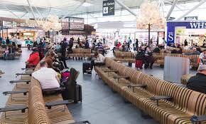 The departure lounge