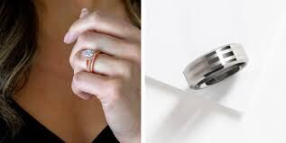 A band donned... Around ring finger of left hand