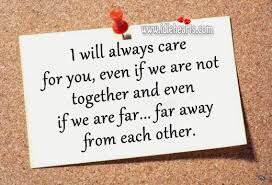 “I will always care”❤️