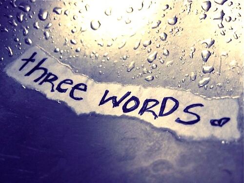 Three words and their meaning