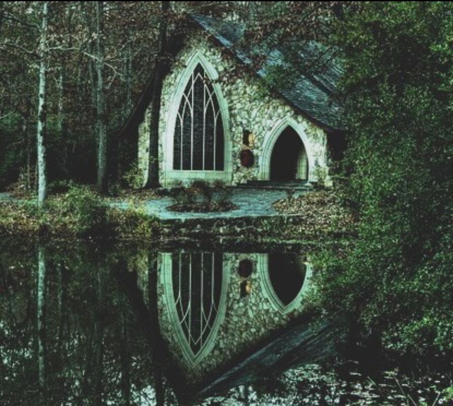 Before the grave.