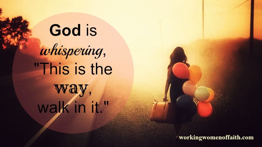 God's still small voice