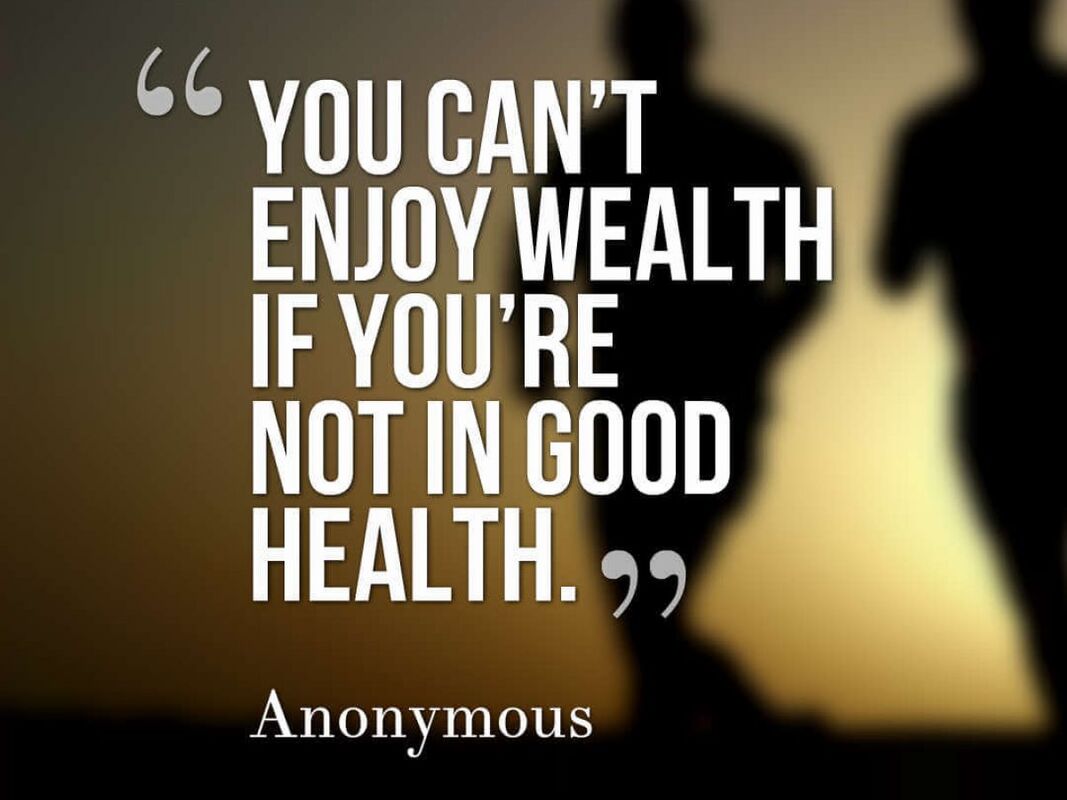 Health versus wealth...