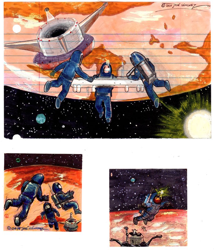 Early Mars Project sketches