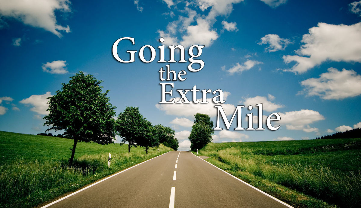 Going that extra mile