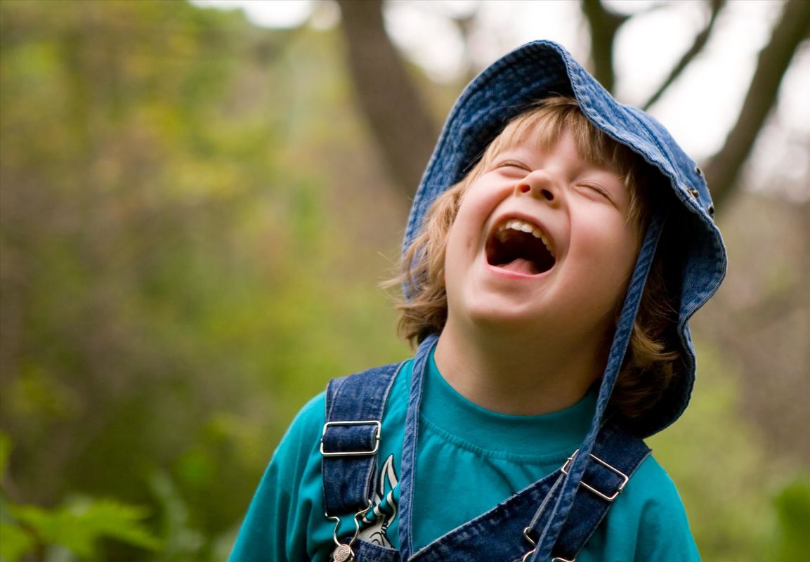 CHILDREN LAUGHING AND PLAYING